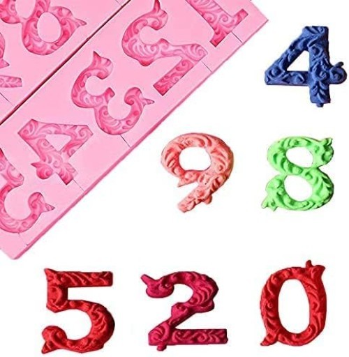 Versatile 3D Fondant Molds in Pink - Perfect for Cakes, Chocolates, and Crafts gallery
