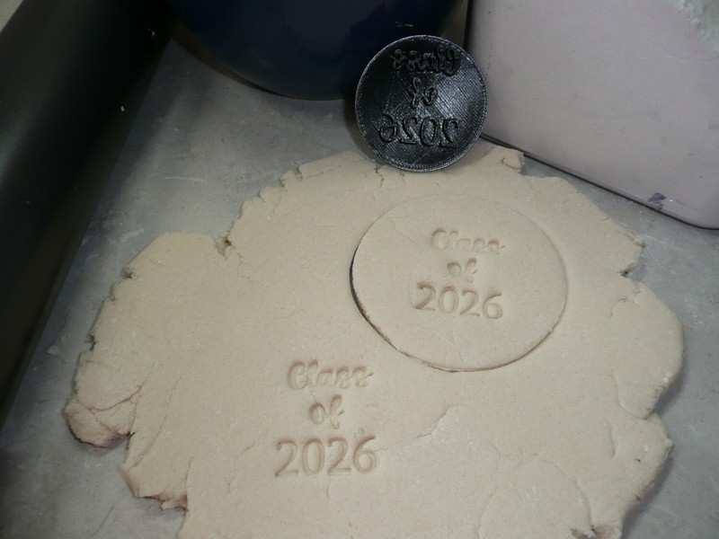 CLASS OF 2026 GRADUATE GRADUATION COOKIE STAMP EMBOSSER MADE IN USA PR4985 gallery