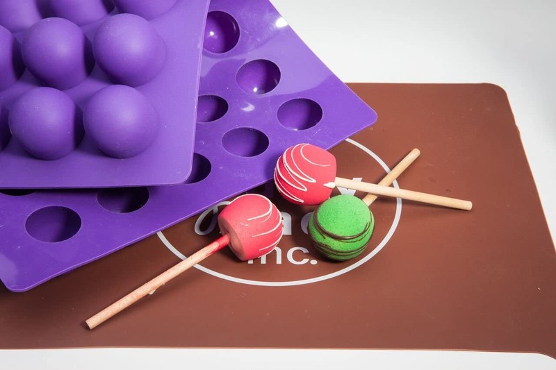 2 Truffly Made. XL Round Chocolate Truffle, Jelly and Candy Mold, 35 cavities gallery
