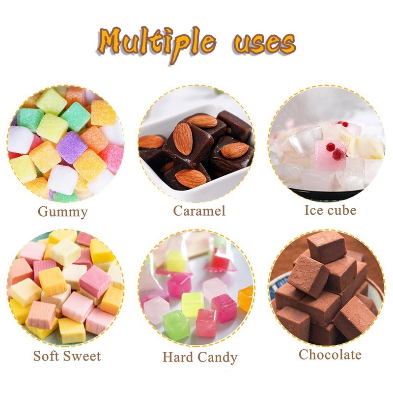 JOERSH Square Candy Molds, 252 Cavities, 2Pcs gallery