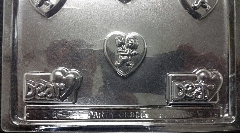 Valentine's Bite-Sized Assortment Chocolate Plastic Candy Soap Mold LOP V-9 gallery