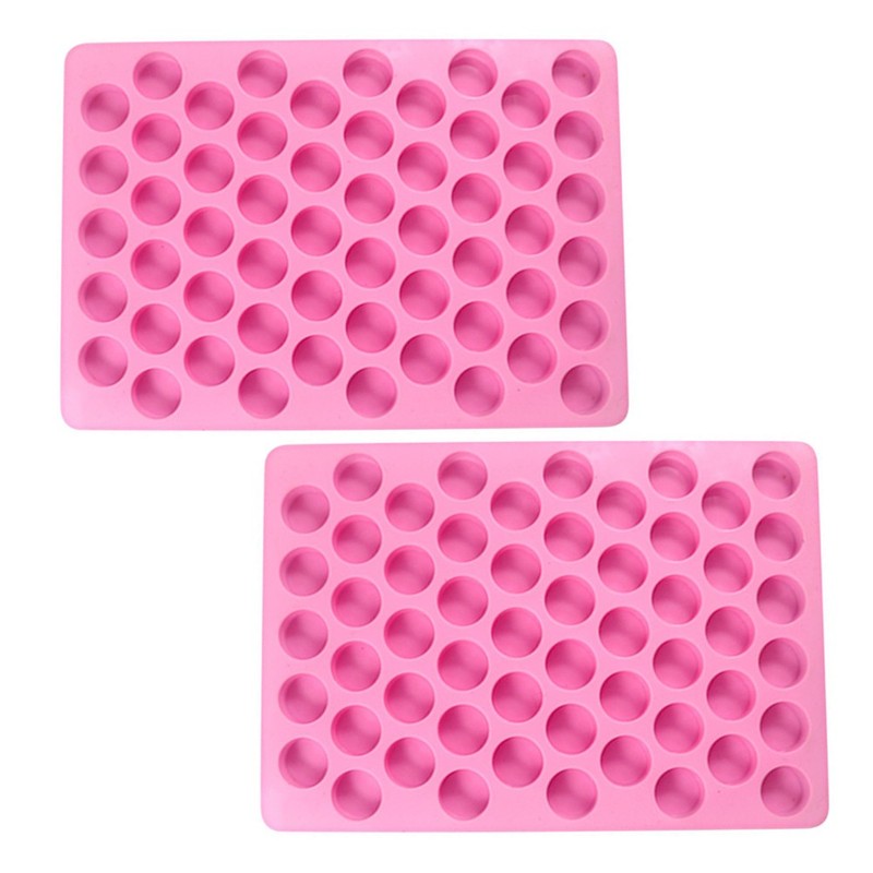2 Pcs Candy Making Mold Semi Sphere Chocolate Molds Silicone Round Shape gallery