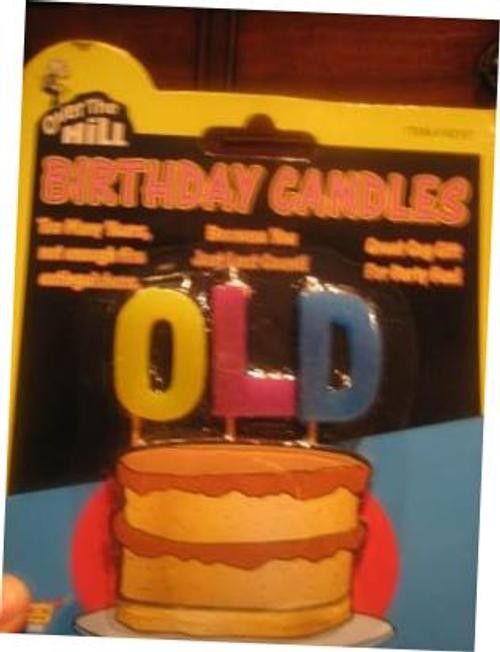 OLD Over The Hill Birthday Candles