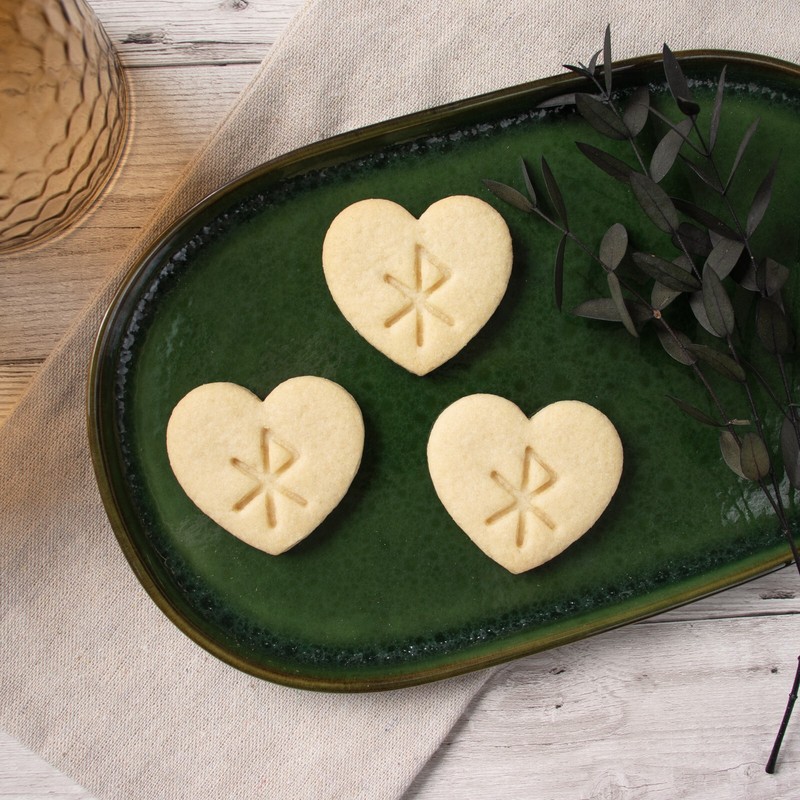 Nordic Runes Love Cookie Cutter - Celts viking norse Celtic wedding valentines gallery