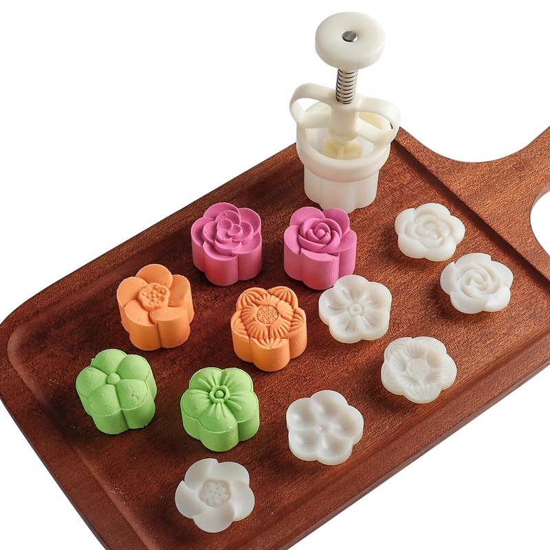 Molde para pastel de luna sello para galletas del Festival del Medio Otoño chino