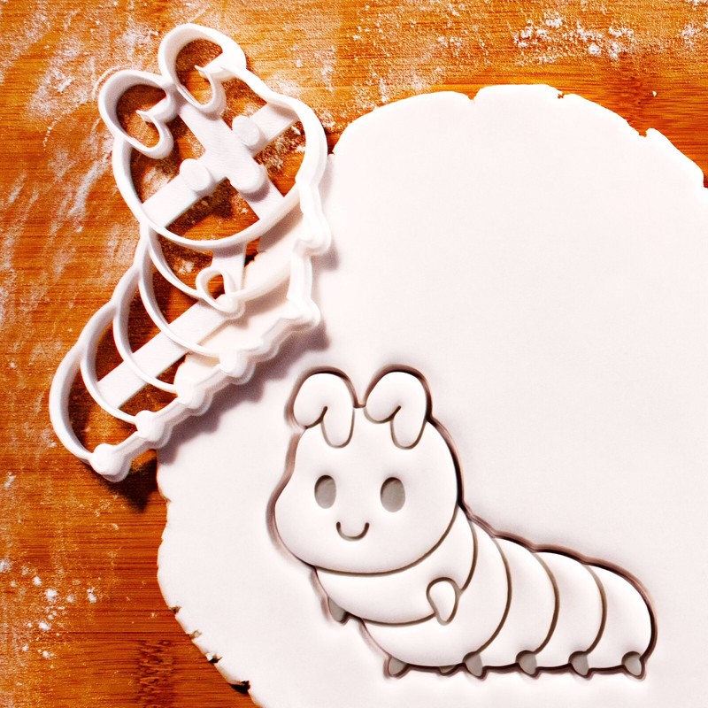 Baby Caterpillar Cookie Cutter – Cute bug insect nature baby shower birthday
