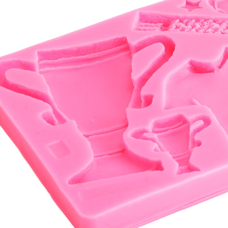 Pink Football Trophy Silicone Fondant Mold DIY Baking gallery