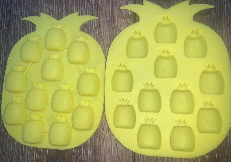 Silicone Mold For Ice Cubes Gummy Bears Candy Molds Pineapple Shape