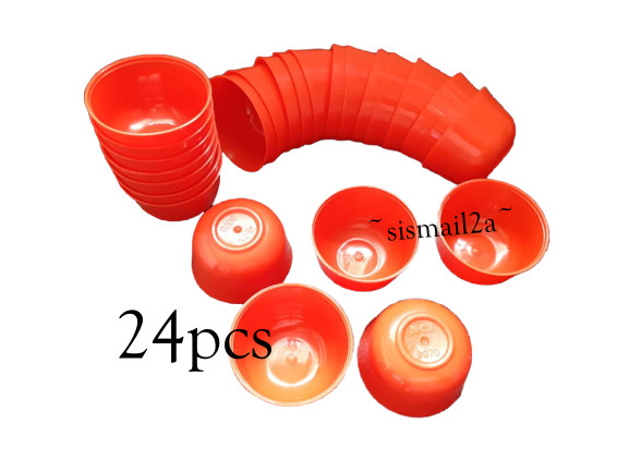 36pcs Kue Talam Cucing Puto Mold Round Small Steamed Rice Cake Asian Dessert