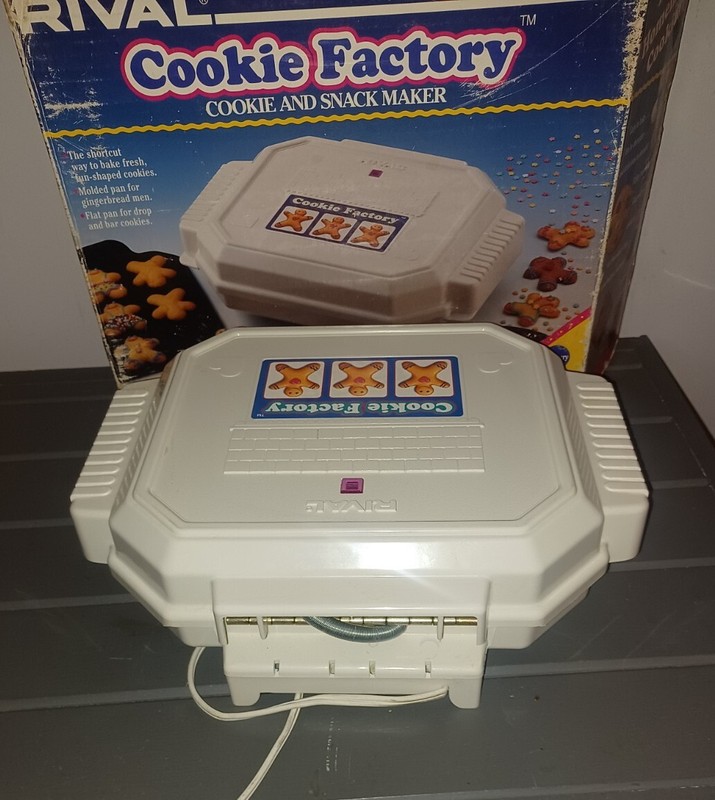Rival Cookie Factory Cookie and Snack Maker with extra Cookie Pan and Manual gallery