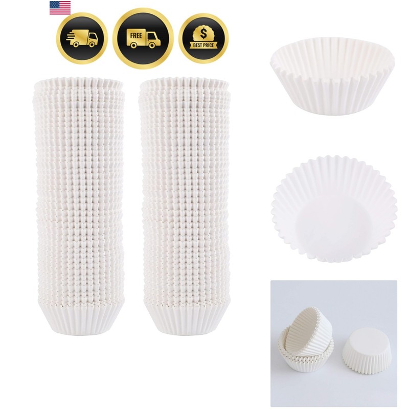 2000 Packs Standard Cupcake Liners Muffin Liner Muffin Wrappers Food Grade & ...
