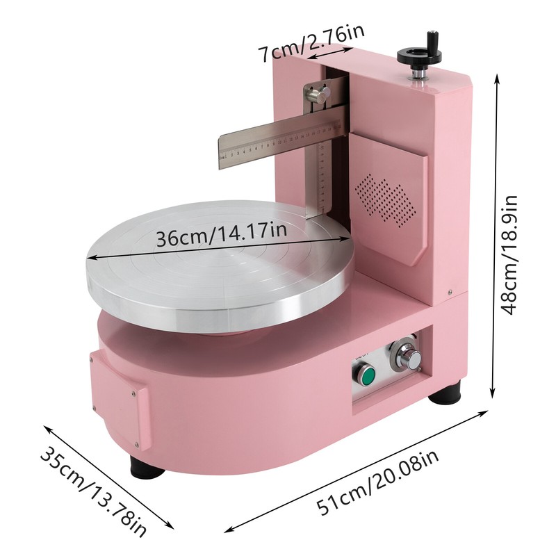 Automatic Cake Cream Spreading Coating Smearing Machine 110V Decorating Spreader gallery