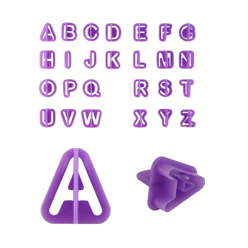 Fondant Letter Cutters, Alphabet Cutters, Letter and Number Fondant Cutter Se... gallery
