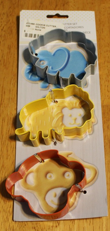 Wilton ~ 3 PC ANIMAL COOKIE CUTTER SET #2308-5494 Coated Metal, New