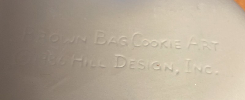 VTG Brown Bag Cookie Mold Heart 1986 Hill Design Flowers Hearts Valentines gallery