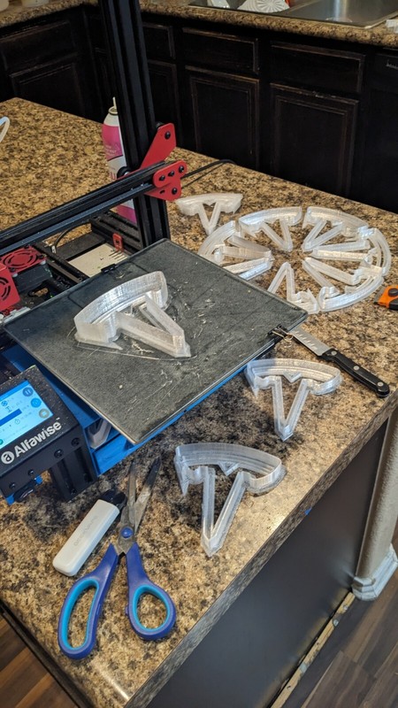 Tesla T Logo Cookie Cutter Christmas Tree Ornament gallery