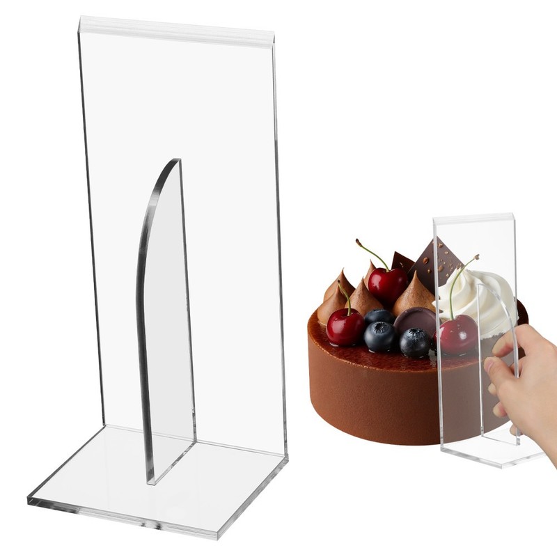 Transparent Acrylic Cake Baking Gadget Smoother Tool For Cake gallery