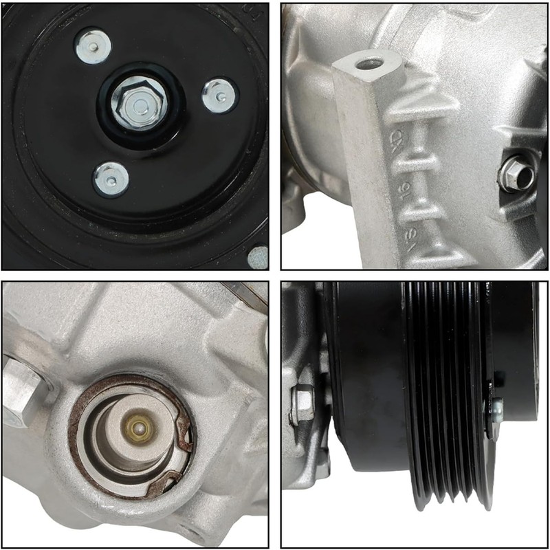A/C Compressor Replacement for Accent 1.6L L4 2006 2007 2008 2009 Replacement gallery