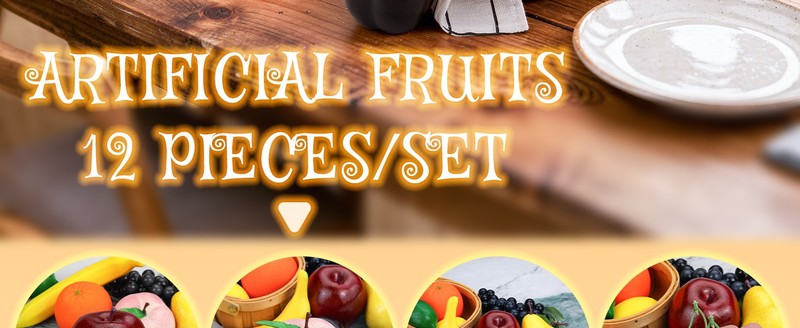 Artificial Fruits Pa, Fake Fruits for Home Decor, Simulat gallery