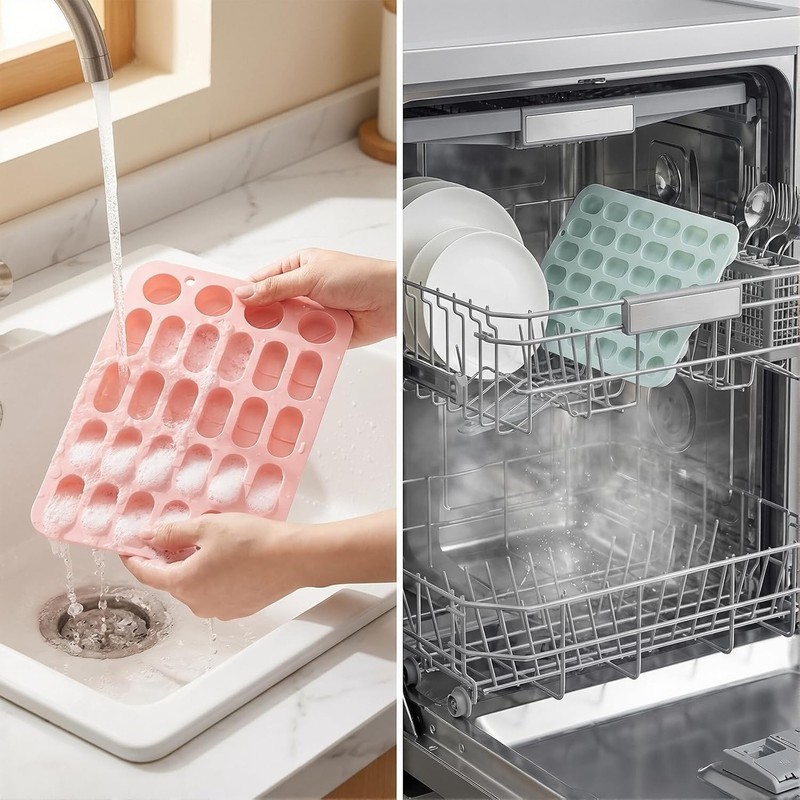2PCS Silicone Pill Mold Trays for Making Pills, 5 Size Capsule Shaped Candy Mold gallery