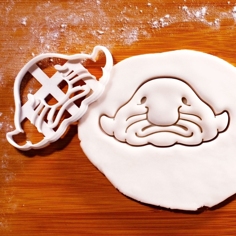Blobfish Cookie Cutter – ocean underwater marine biologist deep sea fish blobby