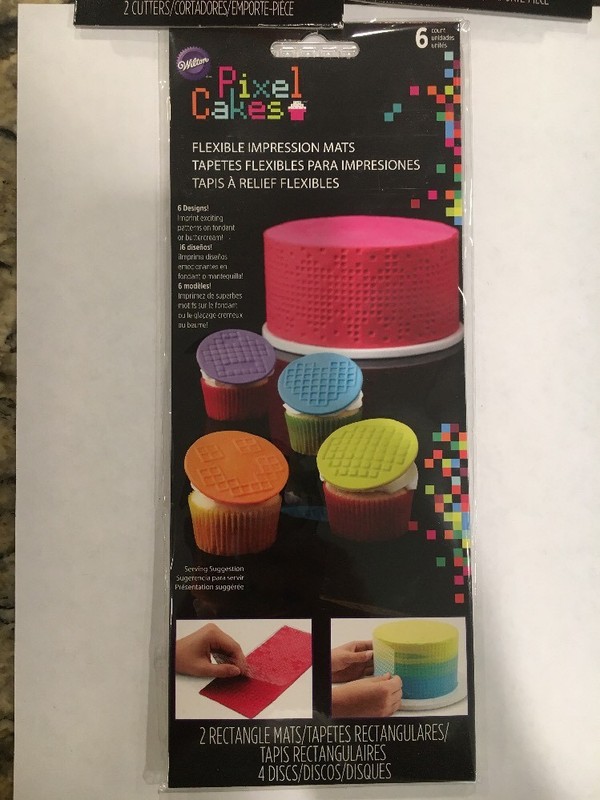 Wilton Pixel Cakes Flexible Imprint/ Impression Mats