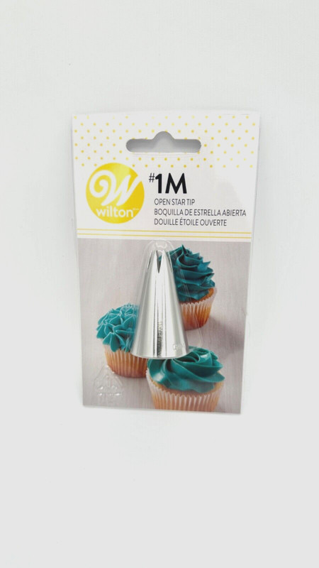 New! Wilton Decoration Tip # 1M Open Star Pipping Tip