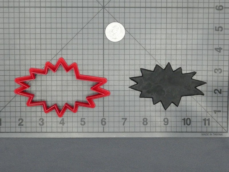 Action Bubble 266-F833 Cookie Cutter Silhouette