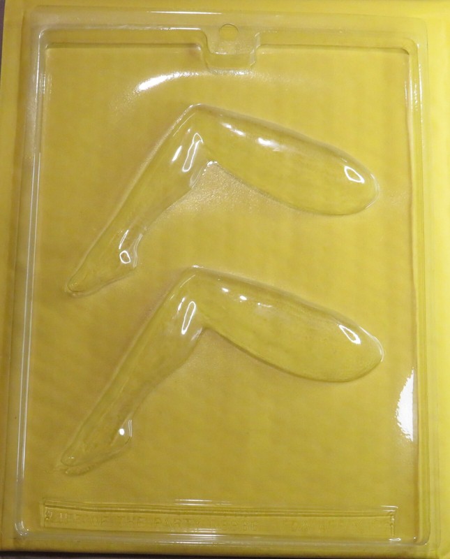 leg chocolate candy mold
