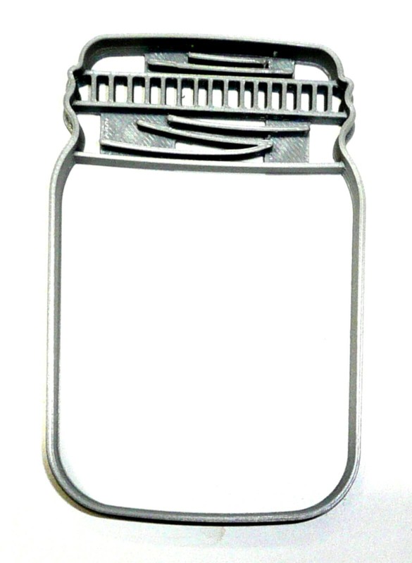 MASON JAR DETAILED LID LARGE SIZE SPECIAL OCCASION COOKIE CUTTER USA PR3438