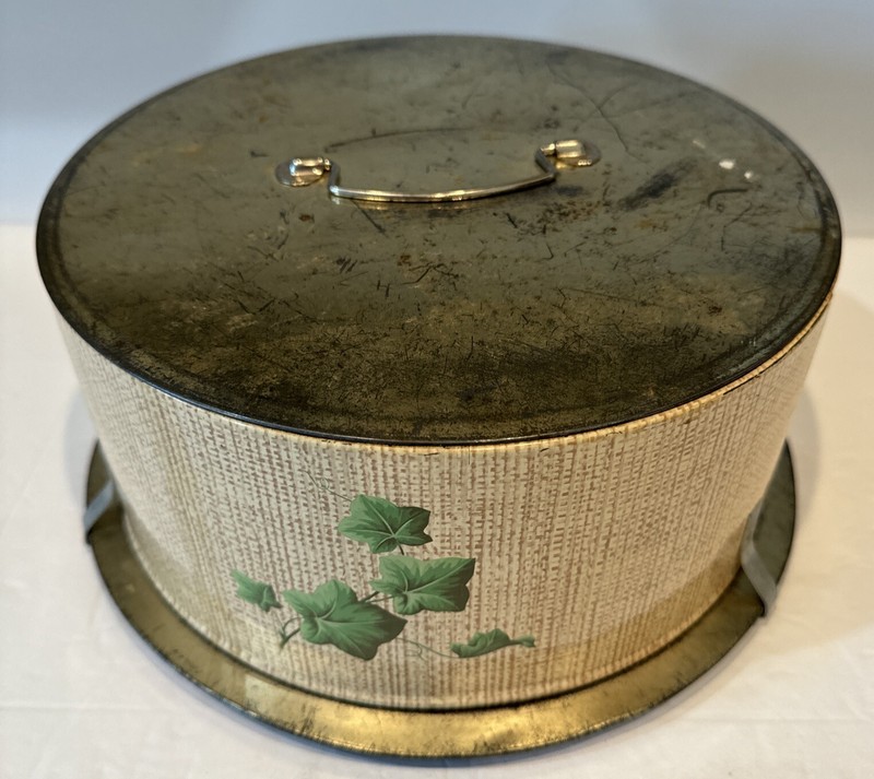 Cake Carrier Decoware Ivy Snap And Lock Lid Handle Ivy Design 10” Round gallery