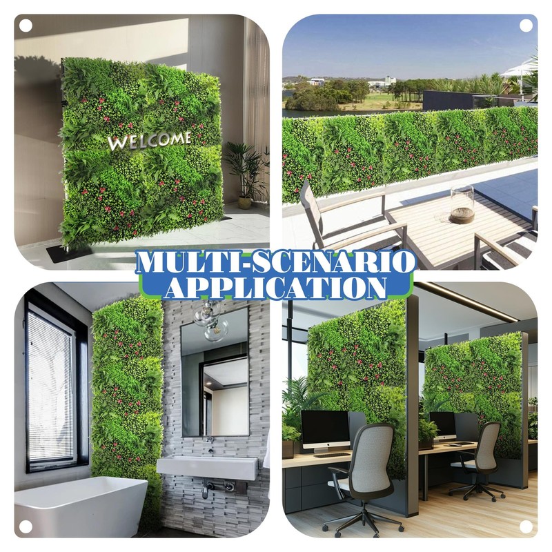 Ecoopts 40X40 Faux Ivy Privacy Fence Screen Artificial Boxwood Panels Topiary gallery