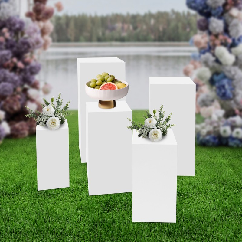 Display Pedestal Stand Riser Column Pillar - Wedding Party 45/50/60/75/88cm Tall gallery