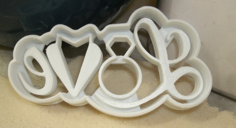LOVE WEDDING ENGAGEMENT RING TUX TUXEDO BRIDE BRIDAL COOKIE CUTTER USA PR2618 gallery