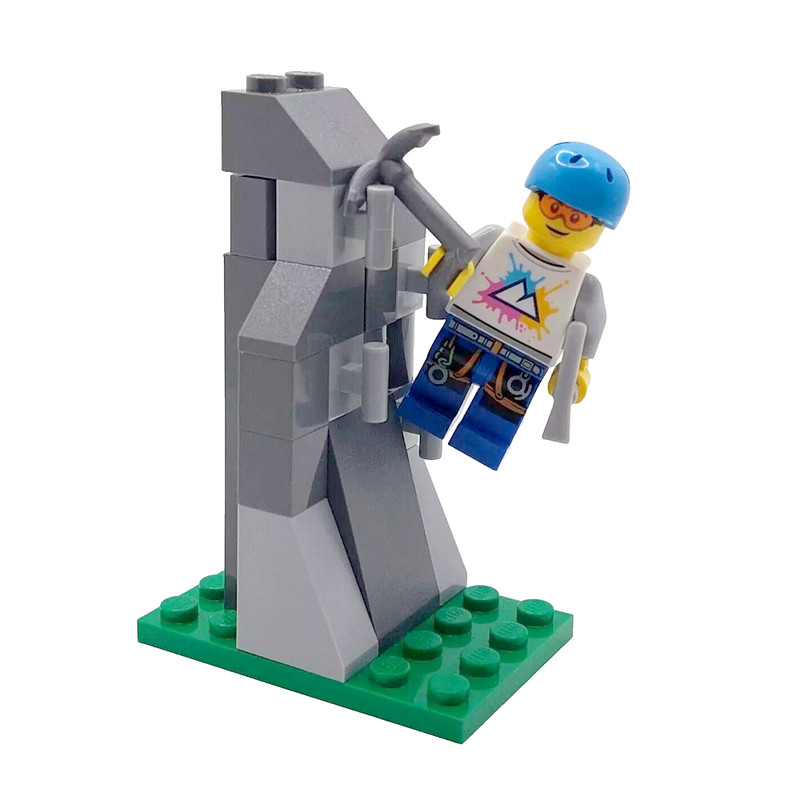 Genuine LEGO Rock Climber Cake Topper Decoration Mountain Abseiler Mountaineer