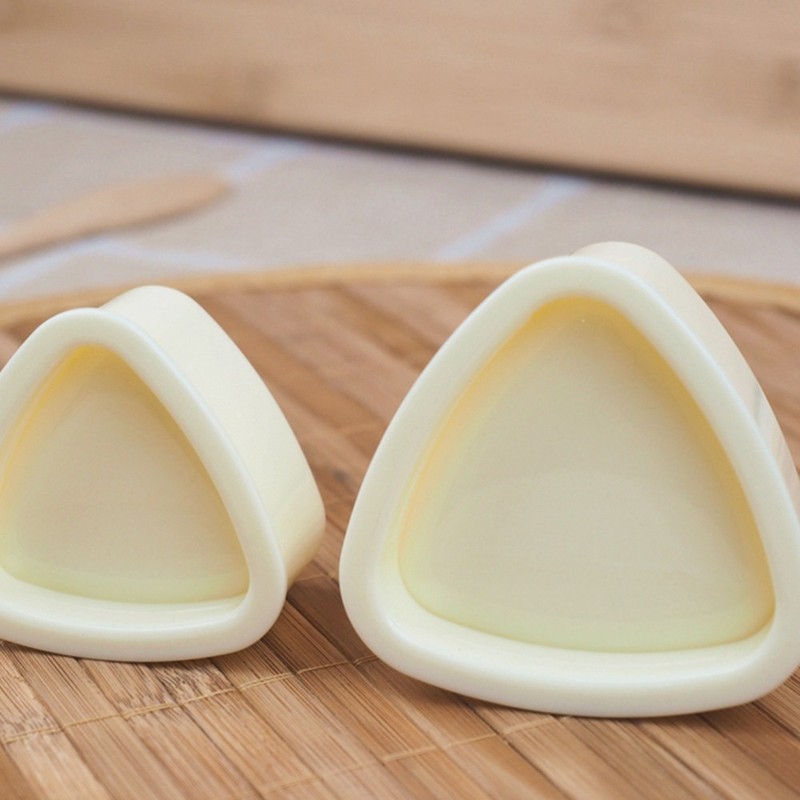 2X DIY Triangle Rice Ball Mold Sushi Cuisine Seaweed Rice Ball Dry Bento Mould gallery