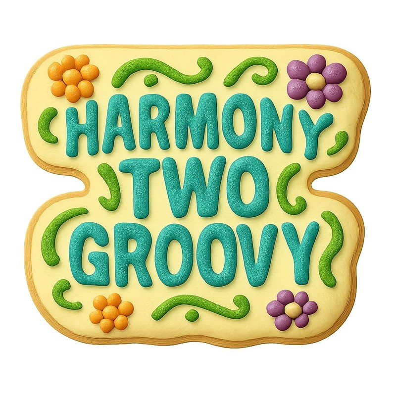 Harmony Two Groovy Cookie Cutter & Stamp, Fondant & Clay - 4x3.2 gallery