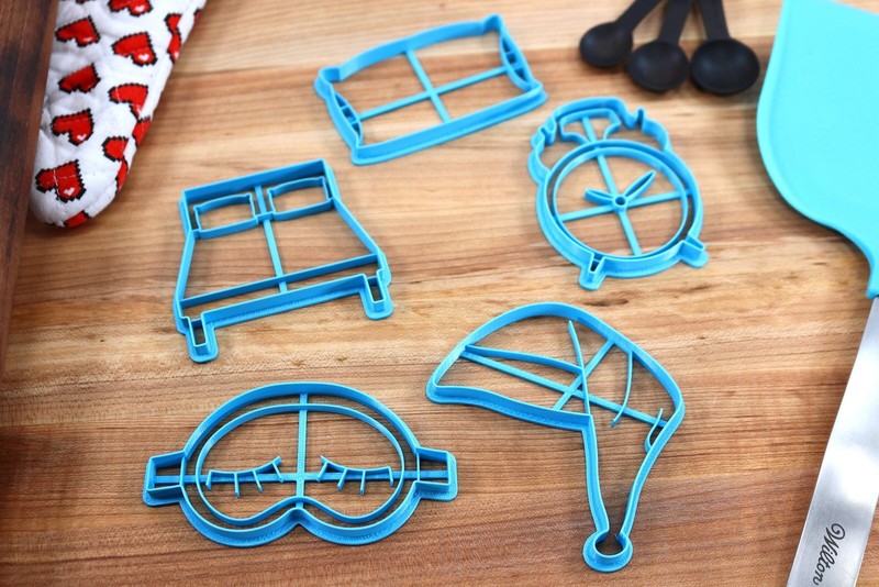 Bedtime Cookie Cutters - Clock Cookie, Bed Cookie, Pillow Cookie, Sleep Mask gallery