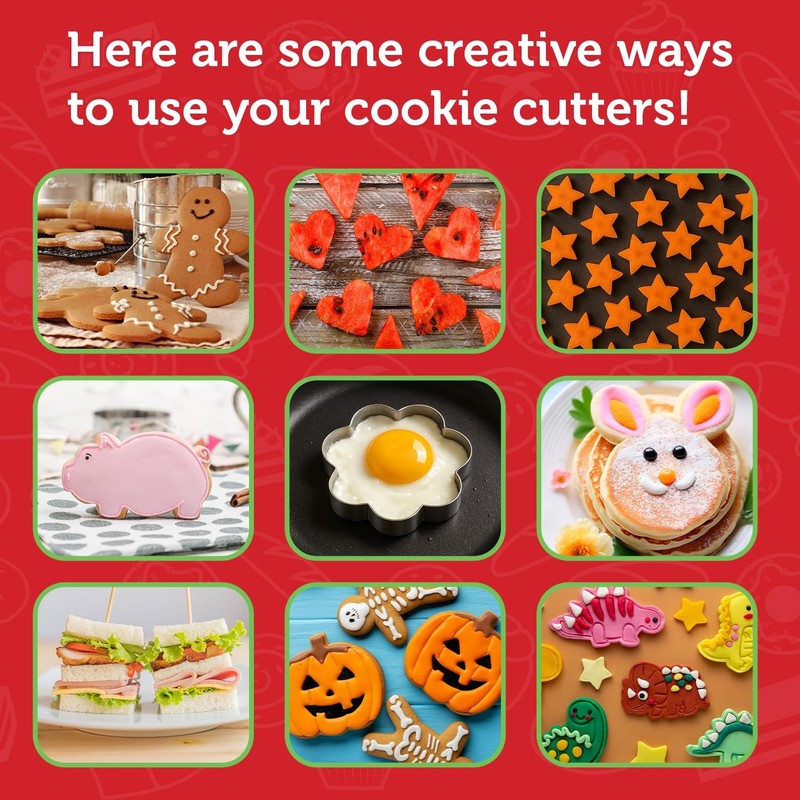 Chicken Cookie Cutter Set – Sharp & Stainless Steel Cooking Utensils – A Fun ... gallery