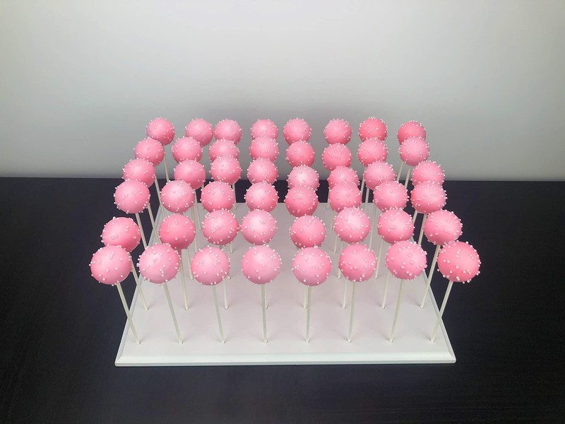 48 Count Wood Lollipop Holder Cake Pop Stand Display for Wedding Party gallery