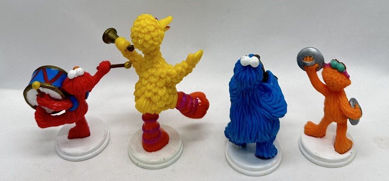 Sesame Street Henson Wilton 2113-3460 Cake Topper Figures Big Bird Lot of 4 gallery