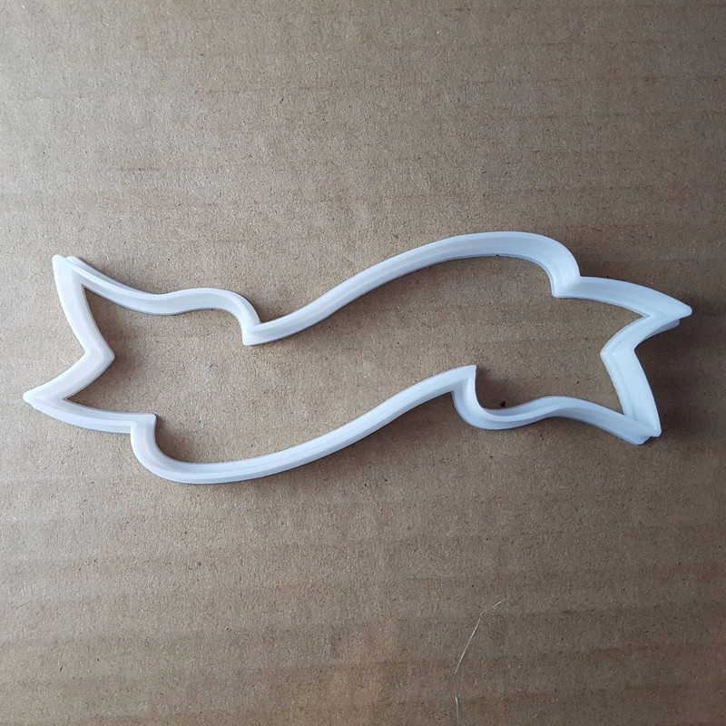 Ribbon Plaque Flag Award Shape Cookie Cutter Dough Biscuit Pastry Fondant Sharp gallery