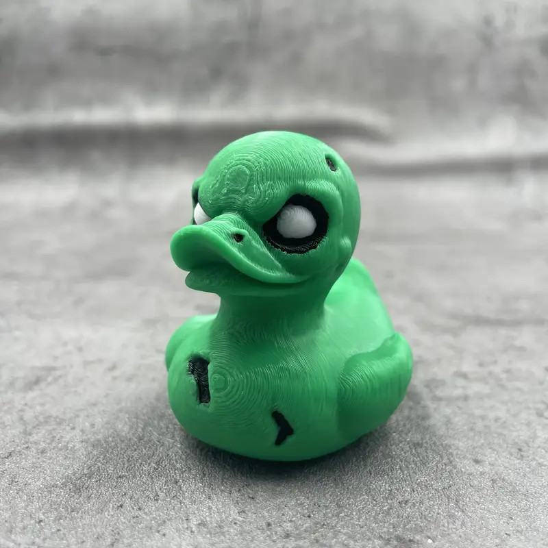 Small Zombie Duck Resin, plaster, candle, soap mold 09-788 gallery
