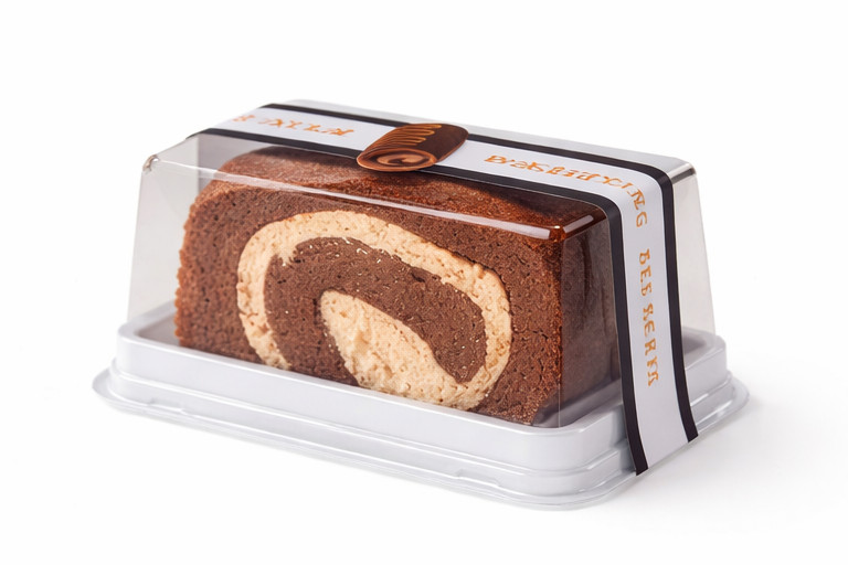 50 PCS ClearSlice PET Cake Box H-1175 gallery