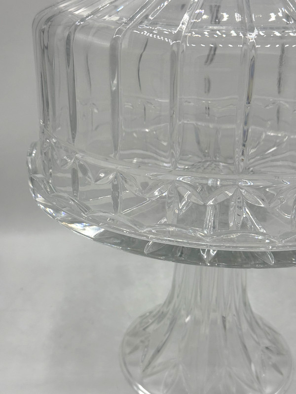 GODINGER SHANNON OLYMPIA COLLECTION FOOTED ROUND CAKE STAND WITH DOME WITH BOX gallery
