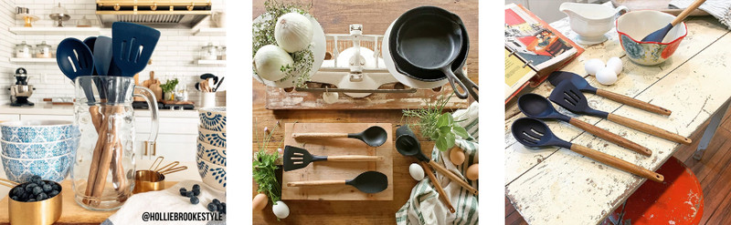 Kitchen Utensils Set, Silicone Cooking Utensils Set,Non-Sti Silicone gallery