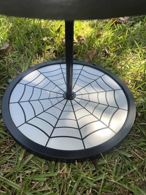 Halloween Two Tier Bat Themed Cupcake Stand/Decoration Stand, Cobweb Base, New gallery