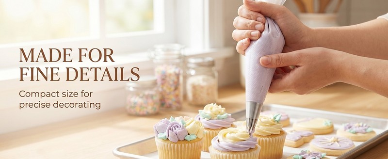 100 Pcs 12 Inch Piping Bags Disposable, Thickened Anti-Burst Pastry Bags for gallery
