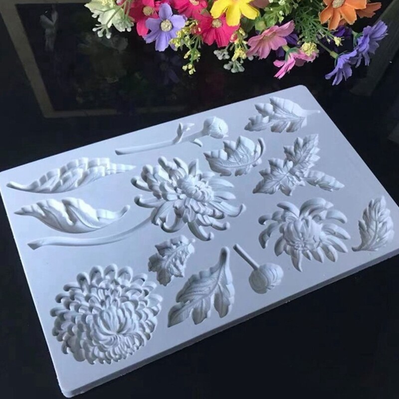 Cake Chocolate Clay Soap Decorating Baking Fond Polymer Craft Art DIY Molds Tool gallery