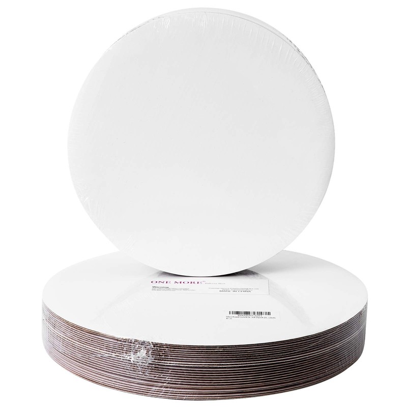 [25pcs] 12″ White Cakeboard Round,Disposable Cake Circle Base Boards Cake Car…